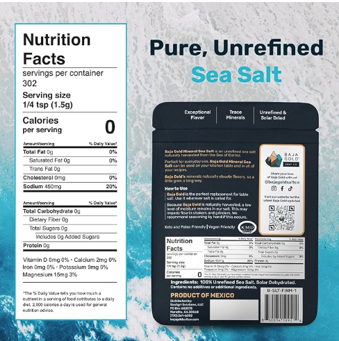 Baja Gold Mineral Sea Salt