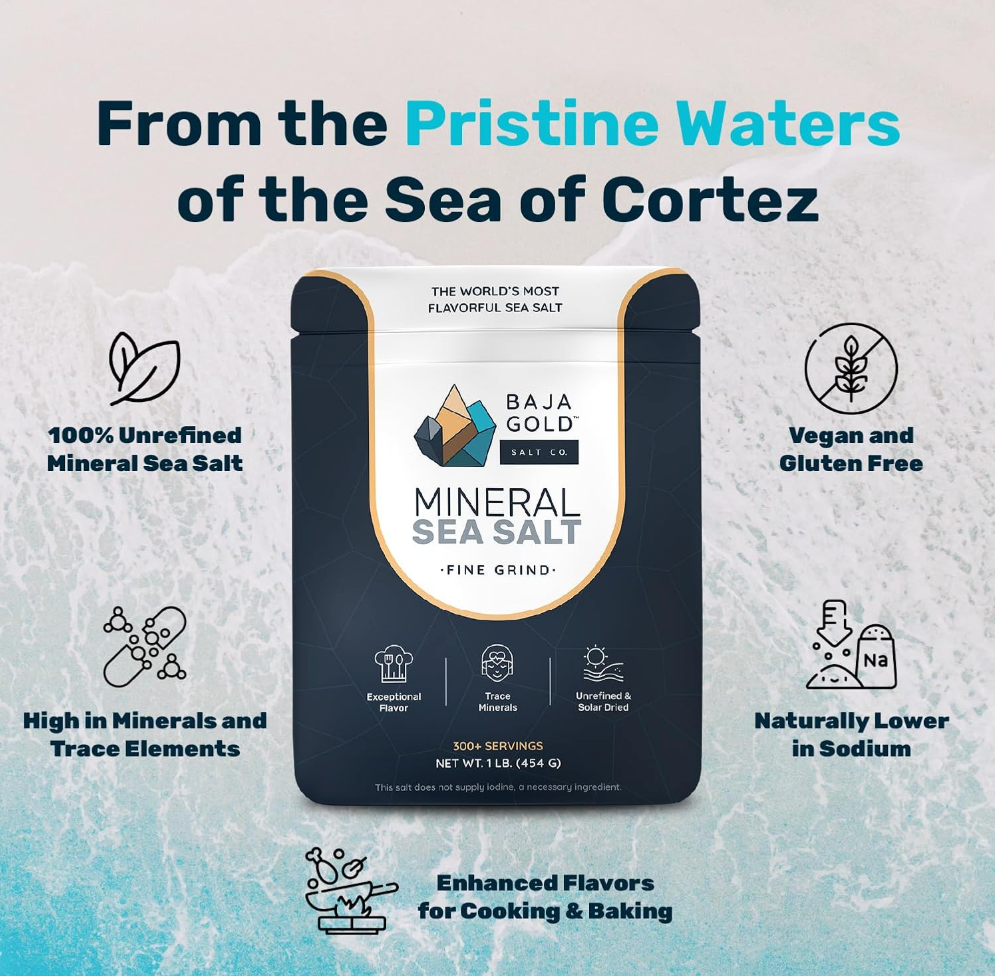 Baja Gold Mineral Sea Salt